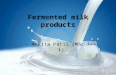 Fermented milk products