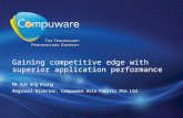 Gaining competitive edge with superior application performance