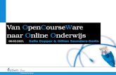OWD2012-1-VanOpenCourseware richting Online Education-Sofia Dopper