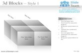 How to make create 3d cubes building blocks stacked building blocks logical design 1 powerpoint presentation slides and ppt templates graphics clipart