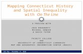 Mapping Connecticut History  and Spatial Inequality with On The Line