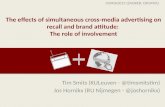 Simultaneous cross-media advertising: the role of involvement