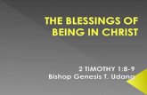 The blessings of being in Christ