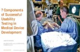 7 Components to Medical Device Usability Testing Success