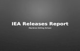 IEA Releases Report | Maritime Drilling School
