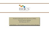 BRICS PMS Performance Update - 28 February 2011