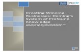 Creating Winning Businesses   Deming’S System Of Profound Knowledge
