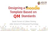 Designing a Moodle Template Based on Quality Matters Standards