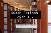 Surah Fatihah word for word