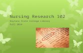 Nursing research presentation
