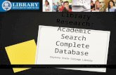 Using Academic Search Complete Database