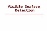 Visible surface detection in computer graphic