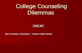 College counseling dilemmas