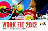 Workfit for the summer - finding vacancies