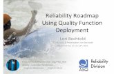 Reliability roadmap using quality function deployment