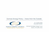 German energy policy views from outside - Carsten Rolle