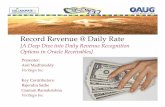 Record Revenue @ Daily Rate[Presentation]