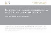 International curricula and student mobility