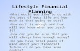 Lifestyle financial planning