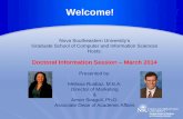 GSCIS Doctoral Online Information Session - March 27, 2014