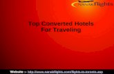 Top Converted Hotels For Traveling