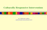 Culturally Responsive Intervention