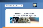 Harris 'LiveVault' Online Backup Software Powerpoint