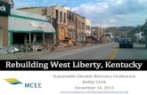 Sustainable Disaster Recovery Conference Nov 13-14 - Bobby Clark