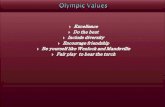 Olympic games Values 5 I 1 2012