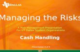 Managing the Risks - Cash Handling - Presentation 9 of 9
