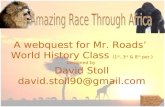 Mr Roads World History Africa Webquest