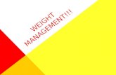 Weight management pp