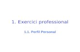 Perfil personal professional i competències