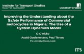 Improving the understanding of safety performance of commercial motorcycles in Nigeria: the use of a system dynamics model