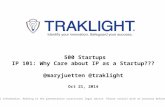 500 Startups | IP 101 | Traklight