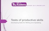 3.3 tests of productive skills: workshop CTS-Academic