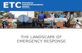 05.The Emergency response landscapegency response landscape - draft