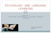 Individual differences in second language learning