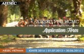 AIESEC FTU HCMC | IGNITE 2014 | Best Marketing & Communication Award Application