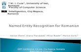 Named Entity Recognition for Romanian