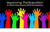 Improving Whole Class Inquiry Participation
