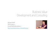Michael Kozloff Business Value Development Profile 2013