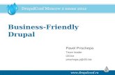 Business friendly Drupal, Павел Прищепа