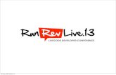 RunRev Live 13   presentation ilker yengin
