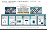 Cisco business continuity and workload mobility for the private cloud -Cisco Validated Design