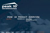 Peak 10 Information Technology Infrastructure Products and Services