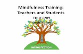 Mindfulness training