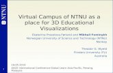 Virtual Campus of NTNU as a place for 3D Educational Visualizations