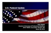 US Federal Update - March 2010