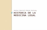 Historia de la medicina legal